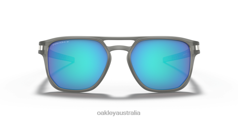 Latch Beta Prizm Sapphire Polarized Lenses, Matte Grey Ink Frame Oakley2ZJX948