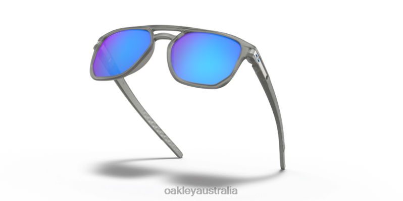 Latch Beta Prizm Sapphire Polarized Lenses, Matte Grey Ink Frame Oakley2ZJX948