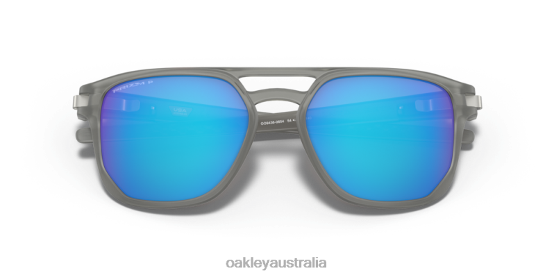 Latch Beta Prizm Sapphire Polarized Lenses, Matte Grey Ink Frame Oakley2ZJX948