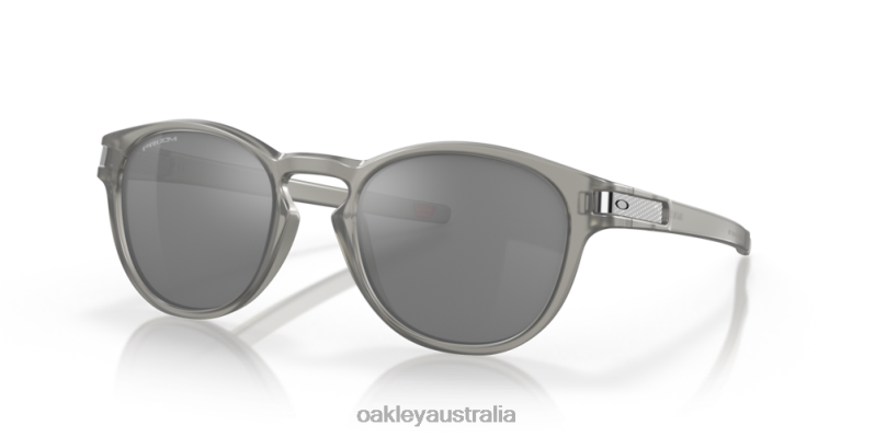 Latch (Low Bridge Fit) High Resolution Collection Prizm Black Lenses, Matte Grey Ink Frame Oakley2ZJX913