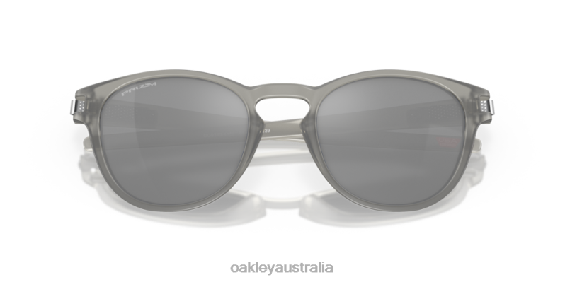 Latch (Low Bridge Fit) High Resolution Collection Prizm Black Lenses, Matte Grey Ink Frame Oakley2ZJX913