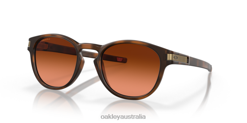 Latch (Low Bridge Fit) Prizm Brown Gradient Lenses, Matte Brown Tortoise Frame Oakley2ZJX909