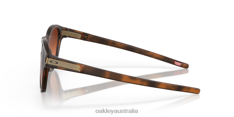 Latch (Low Bridge Fit) Prizm Brown Gradient Lenses, Matte Brown Tortoise Frame Oakley2ZJX909