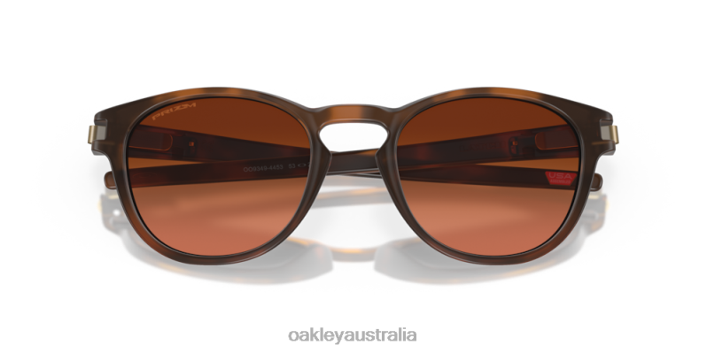 Latch (Low Bridge Fit) Prizm Brown Gradient Lenses, Matte Brown Tortoise Frame Oakley2ZJX909