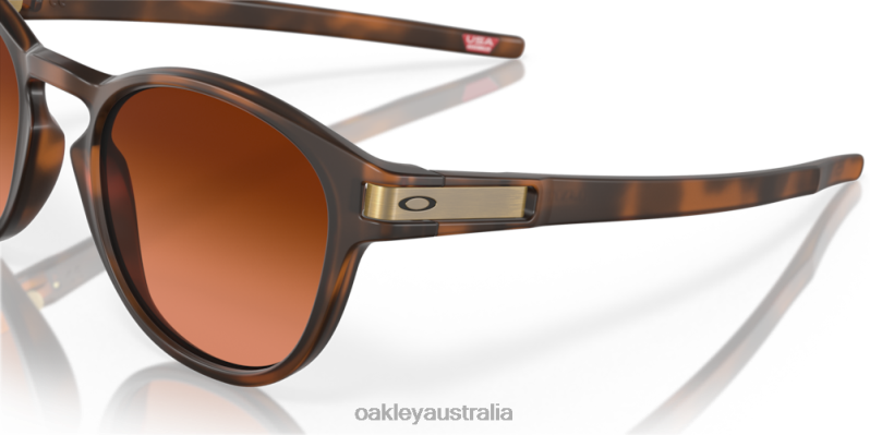Latch (Low Bridge Fit) Prizm Brown Gradient Lenses, Matte Brown Tortoise Frame Oakley2ZJX909