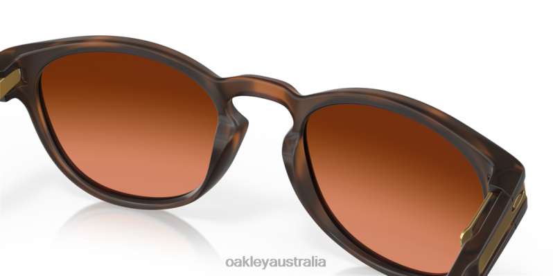 Latch (Low Bridge Fit) Prizm Brown Gradient Lenses, Matte Brown Tortoise Frame Oakley2ZJX909