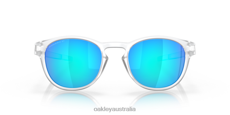 Latch (Low Bridge Fit) Prizm Sapphire Polarized Lenses, Matte Clear Frame Oakley2ZJX911