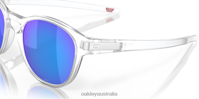 Latch (Low Bridge Fit) Prizm Sapphire Polarized Lenses, Matte Clear Frame Oakley2ZJX911