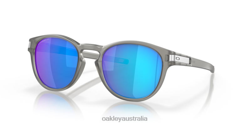 Latch (Low Bridge Fit) Prizm Sapphire Polarized Lenses, Matte Grey Ink Frame Oakley2ZJX907