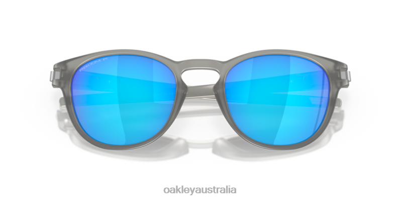 Latch (Low Bridge Fit) Prizm Sapphire Polarized Lenses, Matte Grey Ink Frame Oakley2ZJX907