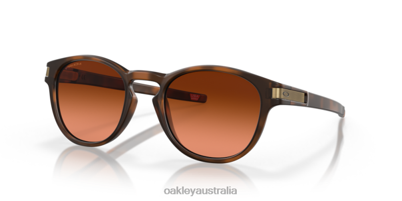 Latch Prizm Brown Gradient Lenses, Matte Brown Tortoise Frame Oakley2ZJX857