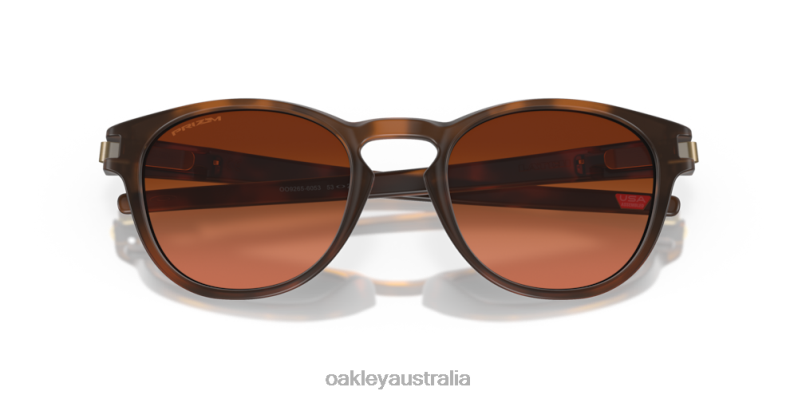 Latch Prizm Brown Gradient Lenses, Matte Brown Tortoise Frame Oakley2ZJX857
