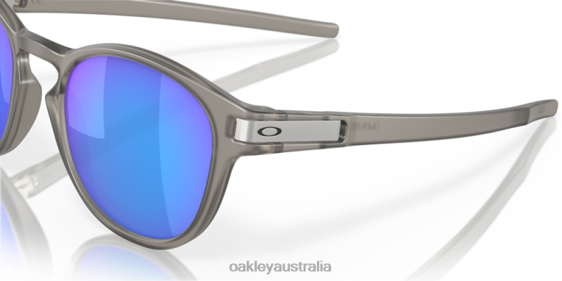 Latch Prizm Sapphire Polarized Lenses, Matte Grey Ink Frame Oakley2ZJX852
