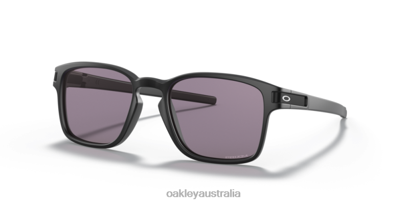 Latch Square (Low Bridge Fit) Prizm Grey Lenses, Matte Black Frame Oakley2ZJX919