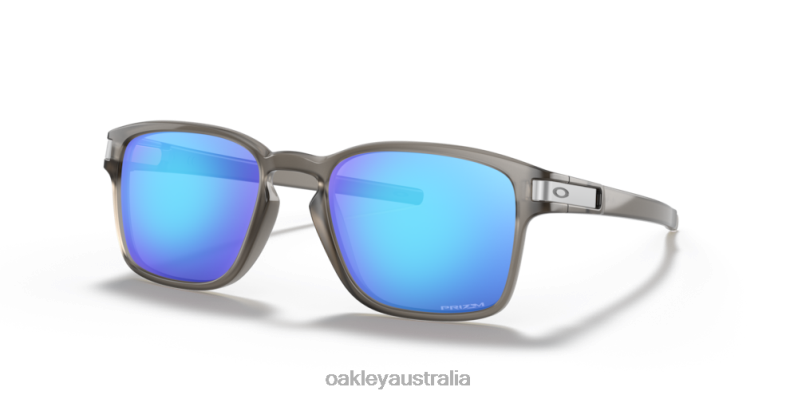 Latch Square (Low Bridge Fit) Prizm Sapphire Lenses, Matte Grey Ink Frame Oakley2ZJX918