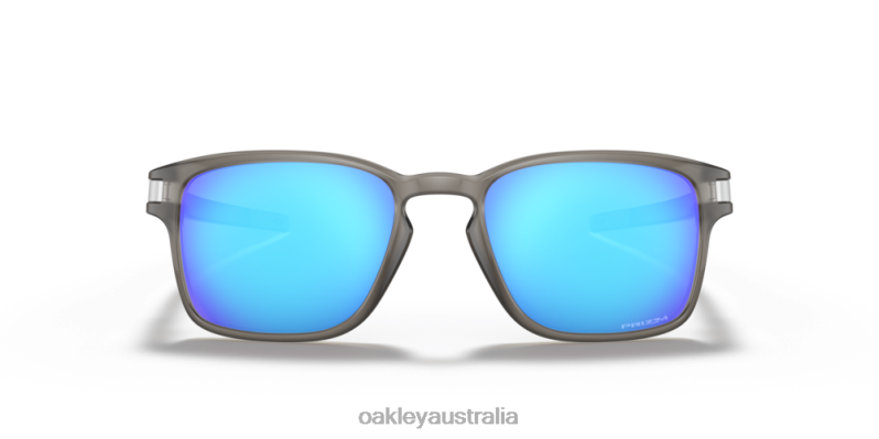 Latch Square (Low Bridge Fit) Prizm Sapphire Lenses, Matte Grey Ink Frame Oakley2ZJX918
