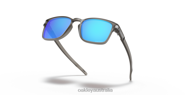 Latch Square (Low Bridge Fit) Prizm Sapphire Lenses, Matte Grey Ink Frame Oakley2ZJX918