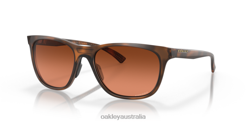 Leadline Prizm Brown Gradient Lenses, Matte Brown Tortoise Frame Oakley2ZJX1073