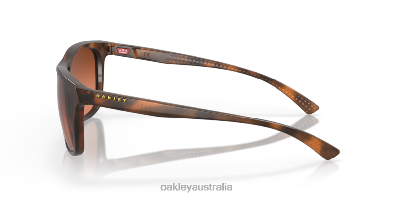 Leadline Prizm Brown Gradient Lenses, Matte Brown Tortoise Frame Oakley2ZJX1073