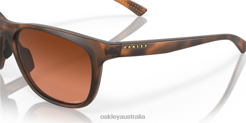 Leadline Prizm Brown Gradient Lenses, Matte Brown Tortoise Frame Oakley2ZJX1073