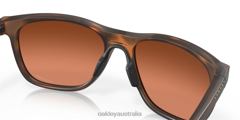Leadline Prizm Brown Gradient Lenses, Matte Brown Tortoise Frame Oakley2ZJX1073