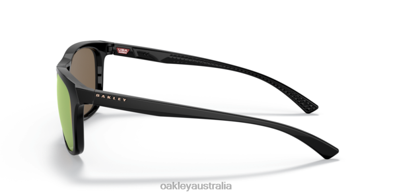 Leadline Prizm Rose Gold Polarized Lenses, Polished Black Frame Oakley2ZJX1072