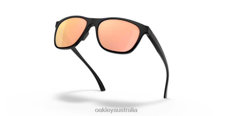 Leadline Prizm Rose Gold Polarized Lenses, Polished Black Frame Oakley2ZJX1072
