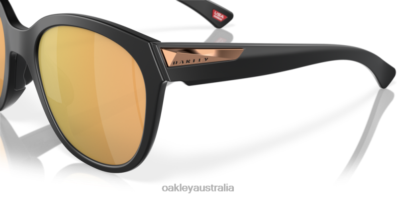 Low Key Prizm Rose Gold Polarized Lenses, Matte Black Frame Oakley2ZJX941