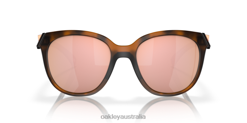 Low Key Prizm Rose Gold Polarized Lenses, Matte Brown Tortoise Frame Oakley2ZJX944