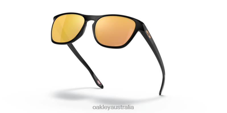 Manorburn Prizm Rose Gold Lenses, Polished Black Frame Oakley2ZJX1092