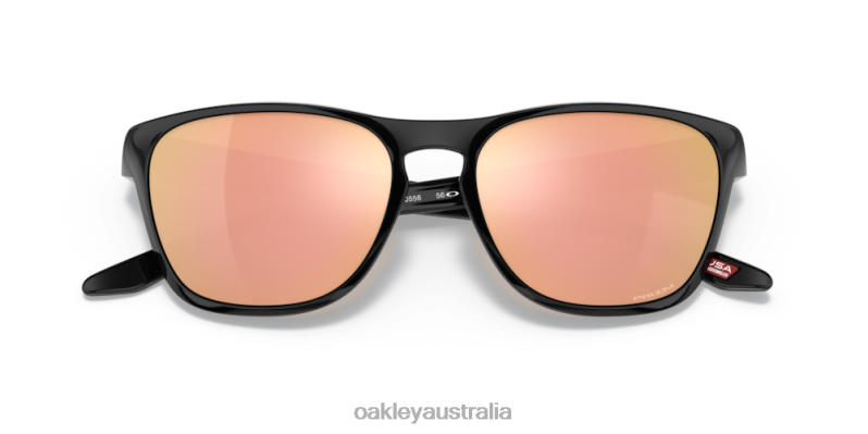 Manorburn Prizm Rose Gold Lenses, Polished Black Frame Oakley2ZJX1092