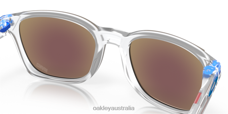 Ojector Maverick Vinales Collection Prizm Sapphire Lenses, Matte Clear Frame Oakley2ZJX581
