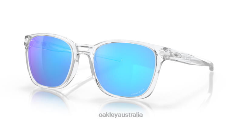 Ojector Prizm Sapphire Lenses, Polished Clear Frame Oakley2ZJX573 - Click Image to Close