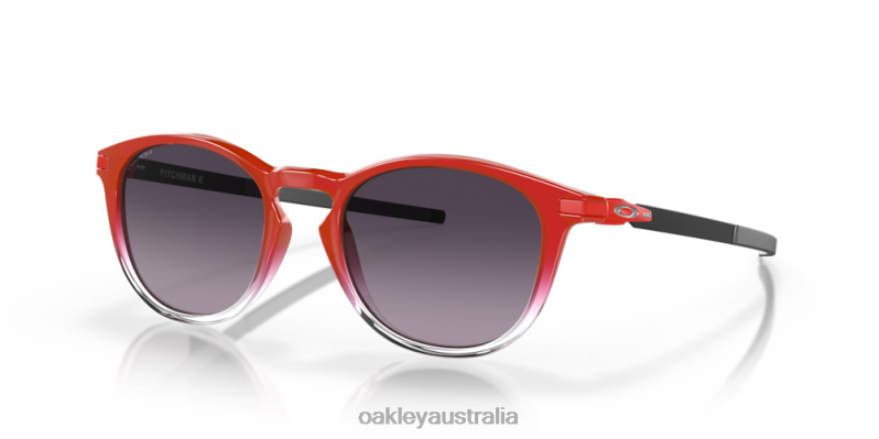 Pitchman R Fabio Quartararo Collection Prizm Grey Gradient Lenses, Red Fade Frame Oakley2ZJX294 - Click Image to Close