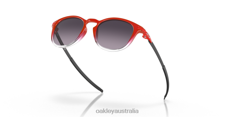 Pitchman R Fabio Quartararo Collection Prizm Grey Gradient Lenses, Red Fade Frame Oakley2ZJX294