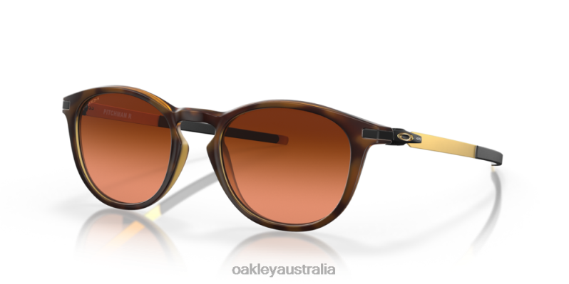 Pitchman R Prizm Brown Gradient Lenses, Matte Brown Tortoise Frame Oakley2ZJX413