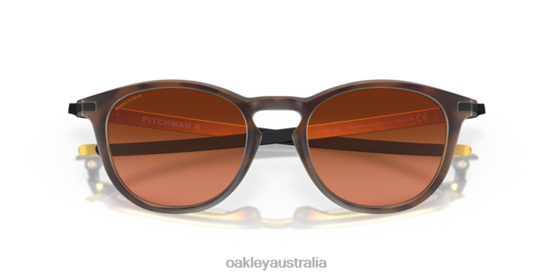 Pitchman R Prizm Brown Gradient Lenses, Matte Brown Tortoise Frame Oakley2ZJX413