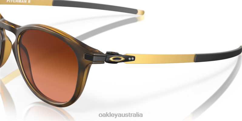 Pitchman R Prizm Brown Gradient Lenses, Matte Brown Tortoise Frame Oakley2ZJX413