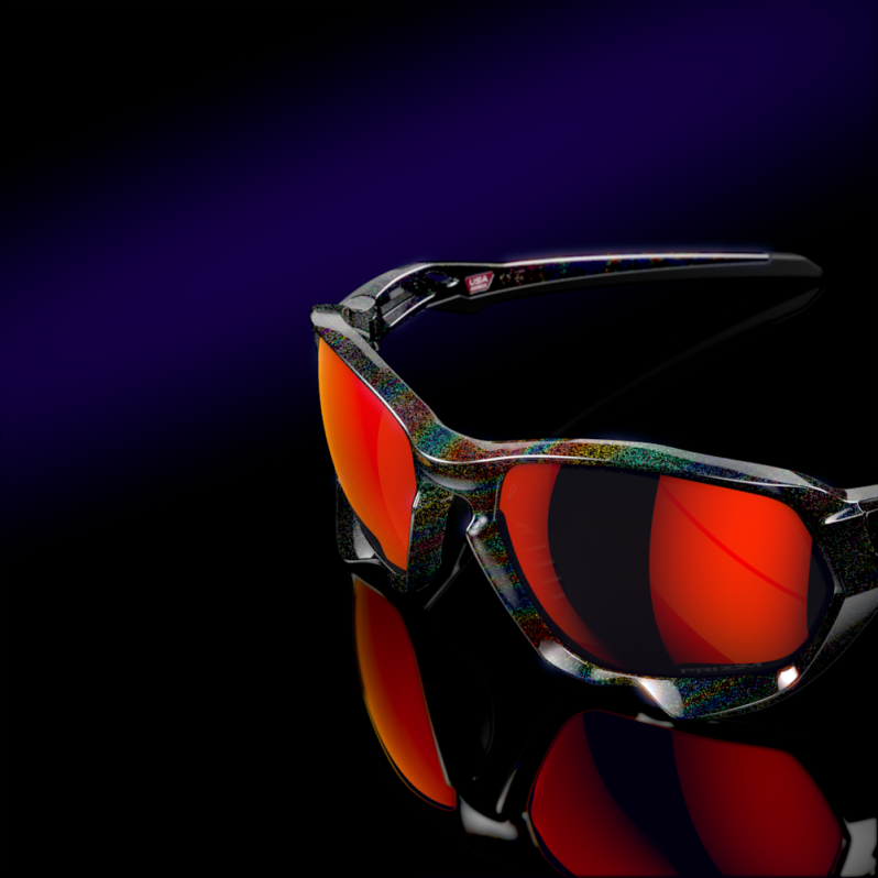 Plazma (Low Bridge Fit) Verve Collection Prizm Ruby Lenses, Dark Galaxy Frame Oakley2ZJX594