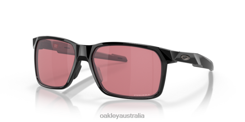 Portal X Prizm Dark Golf Lenses, Polished Black Frame Oakley2ZJX336