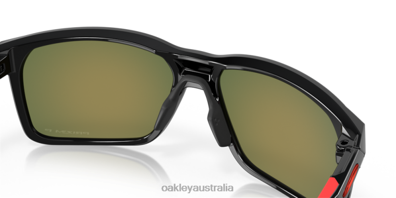 Portal X Prizm Ruby Polarized Lenses, Polished Black Frame Oakley2ZJX338