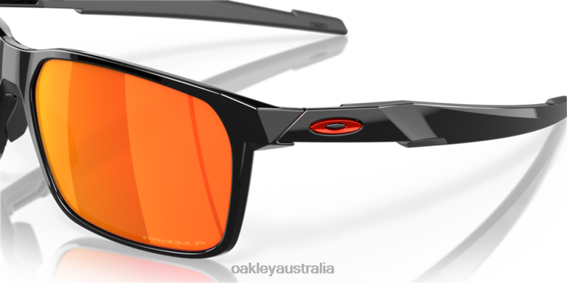 Portal X Prizm Ruby Polarized Lenses, Polished Black Frame Oakley2ZJX341