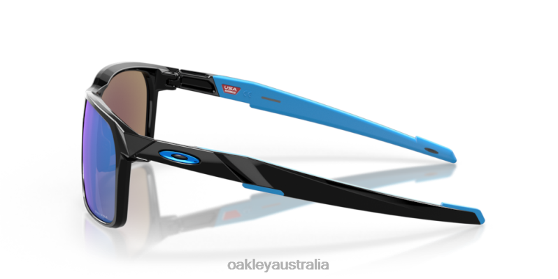 Portal X Prizm Sapphire Lenses, Polished Black Frame Oakley2ZJX340