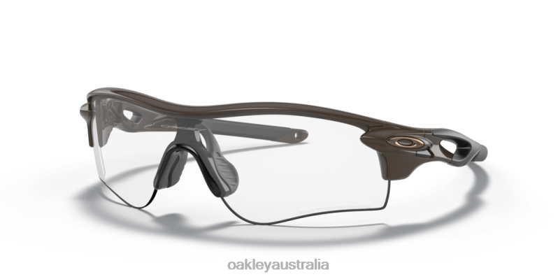 RadarLock Path (Low Bridge Fit) Clear To Black Iridium Photochromic Lenses, Olive Frame Oakley2ZJX711