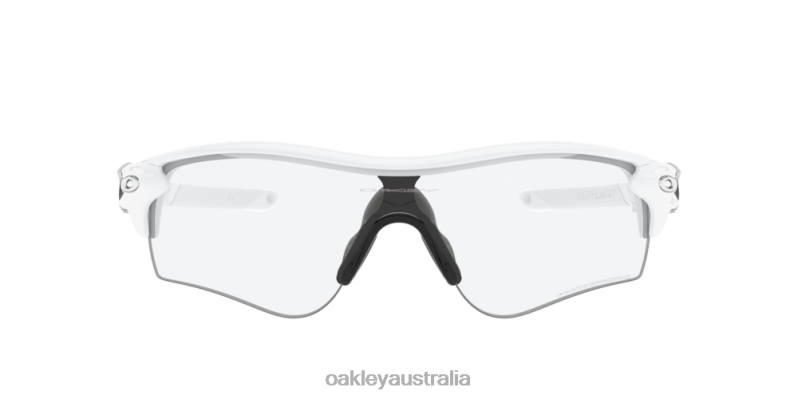 RadarLock Path (Low Bridge Fit) Clear To Black Iridium Photochromic Lenses, White Out Frame Oakley2ZJX717