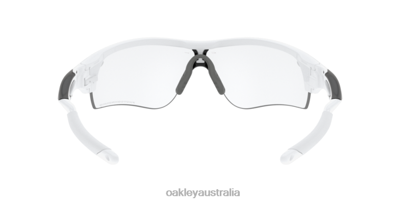 RadarLock Path (Low Bridge Fit) Clear To Black Iridium Photochromic Lenses, White Out Frame Oakley2ZJX717