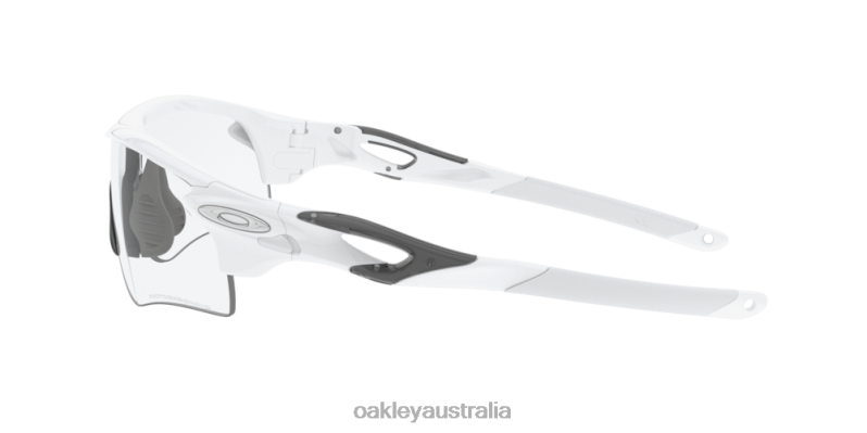 RadarLock Path (Low Bridge Fit) Clear To Black Iridium Photochromic Lenses, White Out Frame Oakley2ZJX717