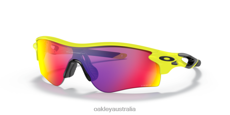 RadarLock Path (Low Bridge Fit) Neon Yellow Collection Prizm Road Lenses, Tennis Ball Yellow Frame Oakley2ZJX724