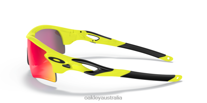 RadarLock Path (Low Bridge Fit) Neon Yellow Collection Prizm Road Lenses, Tennis Ball Yellow Frame Oakley2ZJX724
