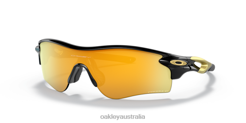 RadarLock Path (Low Bridge Fit) Prizm 24K Polarized Lenses, Polished Black Frame Oakley2ZJX718
